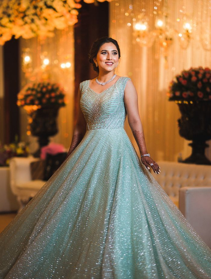 The Most Stylish Wedding Reception Gown For Indian Bride